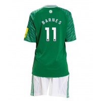 Stroje piłkarskie Newcastle United Harvey Barnes #11 Koszulka Wyjazdowej dla dzieci 2025-26 Krótki Rękaw (+ szorty)